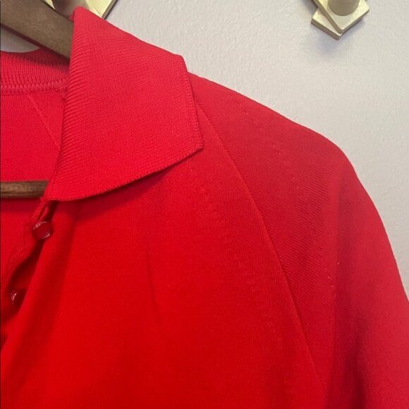 Vintage Red Button-Down Sweater - Picture 5 of 6